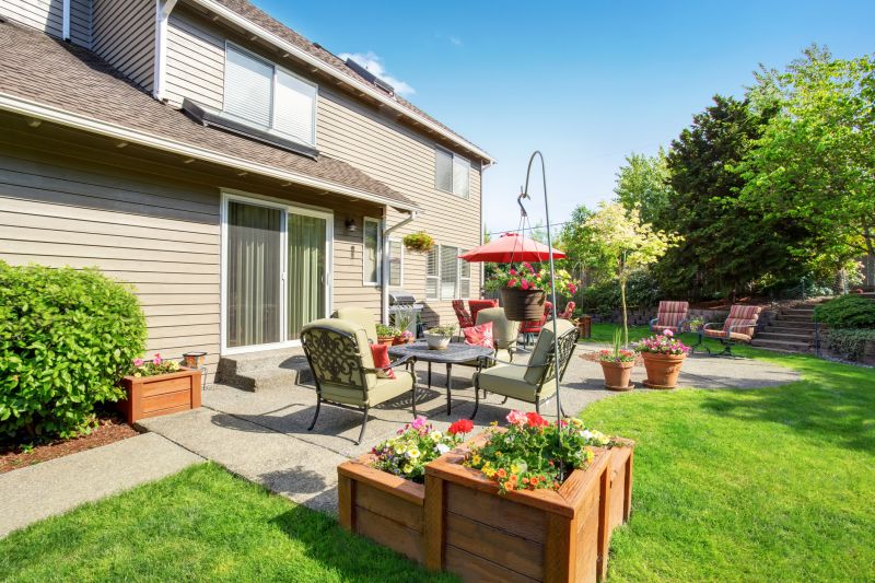 Completed Concrete Patio