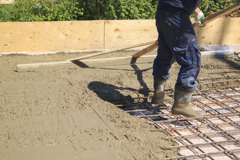 Spring Concrete Installation
